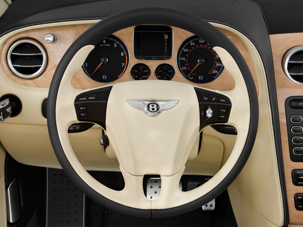 Image: 2010 Bentley Continental GT 2-door Convertible Steering Wheel, size: 1024 x 768 ...1024 x 768