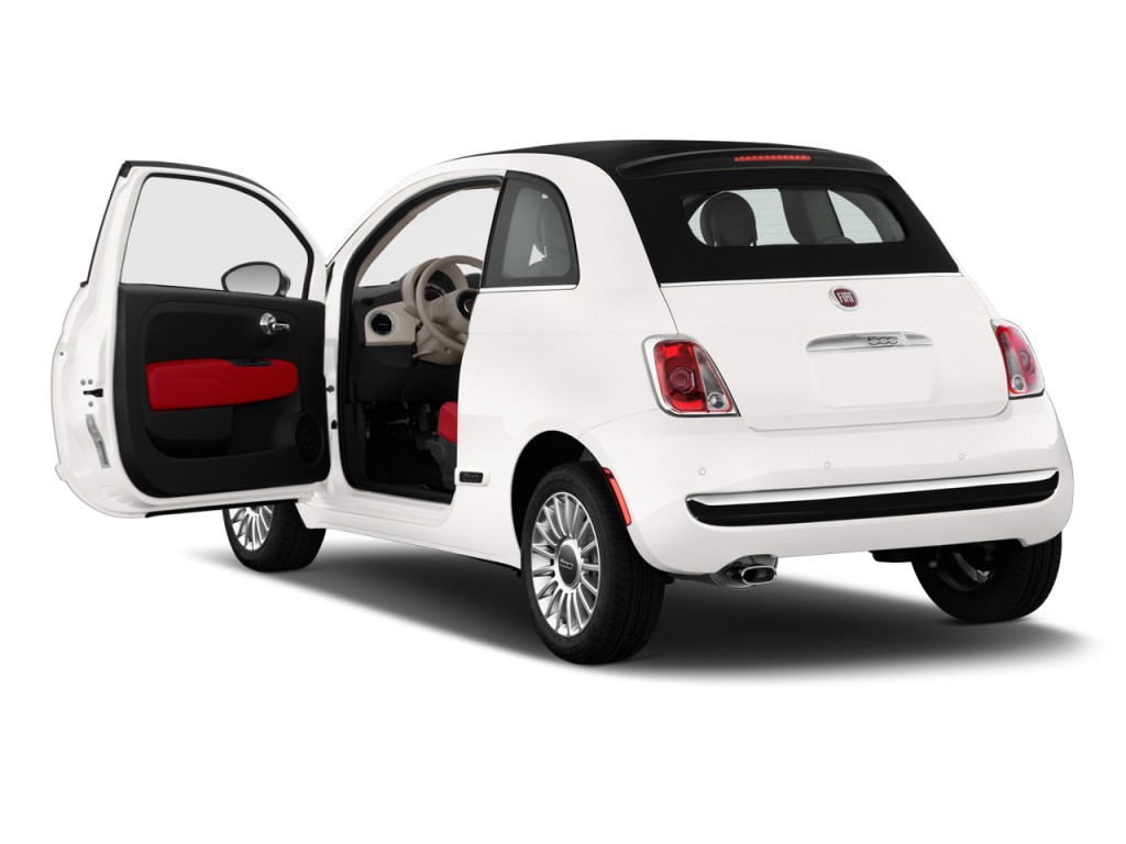 Image 2012 FIAT 500 2 door Convertible Lounge Open Doors Size 1024 X 