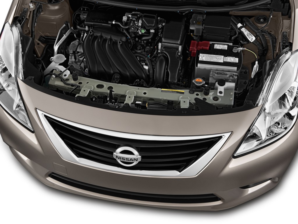 Image: 2012 Nissan Versa 4-door Sedan CVT 1.6 SV Engine, size: 1024 x 768, type: gif ...1024 x 768