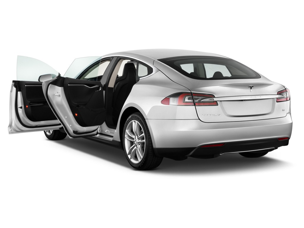 Image: 2013 Tesla Model S 4-door Sedan Open Doors, size: 1024 x 768