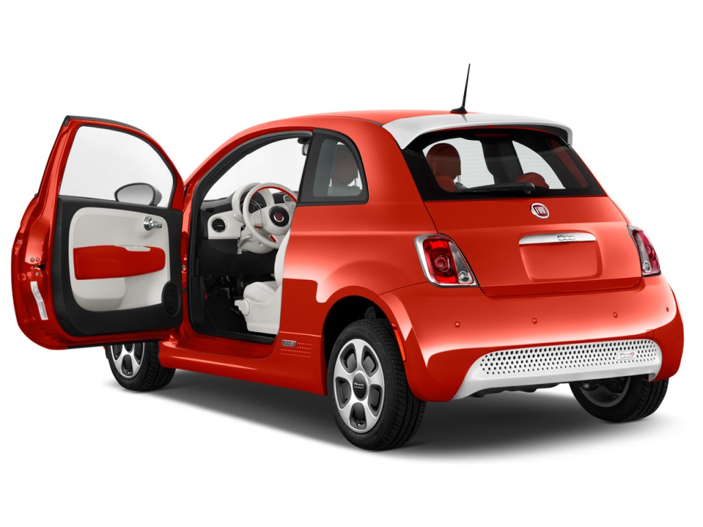 Image 2014 FIAT 500e 2 door HB BATTERY ELECTRIC Open Doors Size 1024 