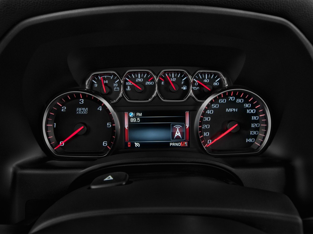 Image: 2014 GMC Sierra 1500 2WD Crew Cab 143.5" SLE Instrument Cluster