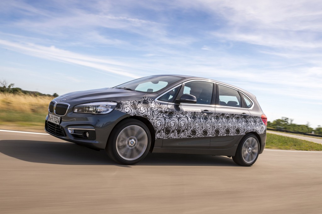 Image: 2016 BMW 2-Series Active Tourer plug-in hybrid prototype, size ...