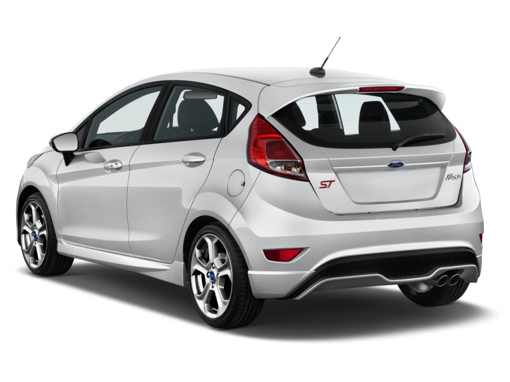 Image 2017 Ford Fiesta St Hatch Angular Rear Exterior View Size 1024