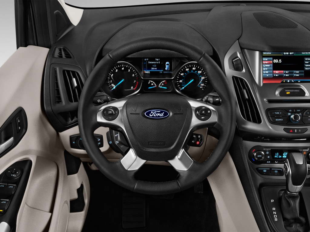 Image: 2017 Ford Transit Connect Wagon Titanium LWB w/Rear Liftgate Steering Wheel, size: 1024 x 