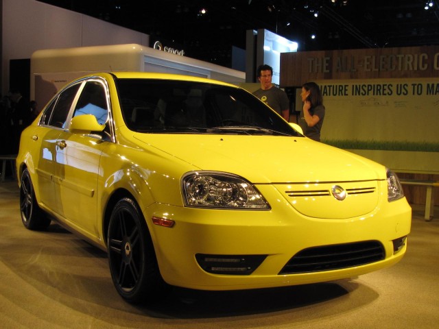 2011 Coda Sedan electric car, at 2010 Los Angeles Auto Show 2011 Coda Sedan electric car, at 2010 Los Angeles Auto Show