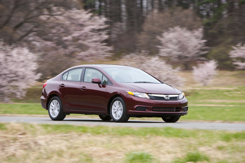 2012 Honda Civic EX-L sedan 2012 Honda Civic Recalled For Steering Column Flaw