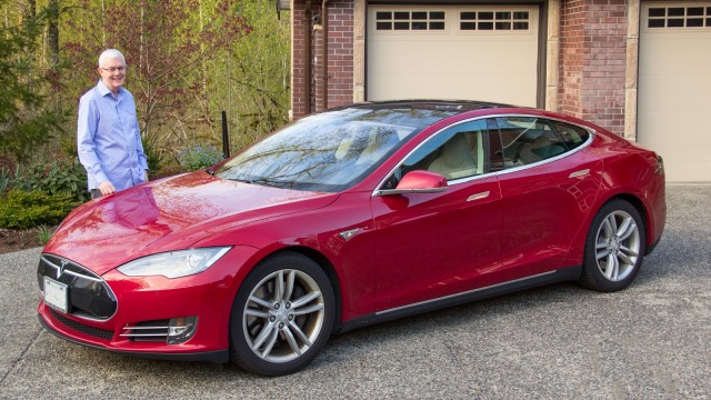 2013 Tesla Model S with owner Bruce Sharpe in Canada