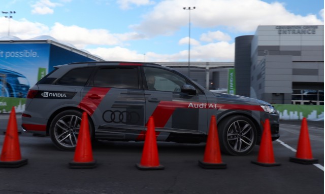 Audi Q7 Piloted Driving concept, 2017 Consumer Electronics Show