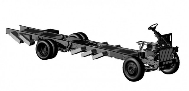 Ford F59 chassis with Motiv Power Systems electric conversion Ford F59 chassis with Motiv Power Systems electric conversion