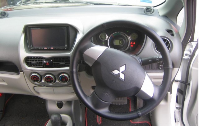 Mitsubishi i-MiEV electric car - interior - December 2008 Mitsubishi i-MiEV electric car - interior - December 2008