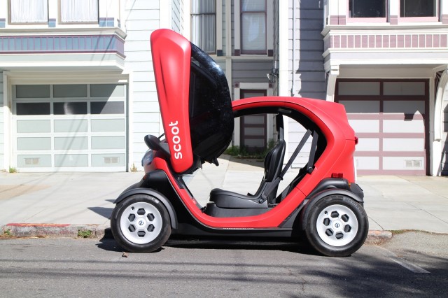 Scoot Quad (nee Renault Twizy) tested in San Francisco, Oct 2015