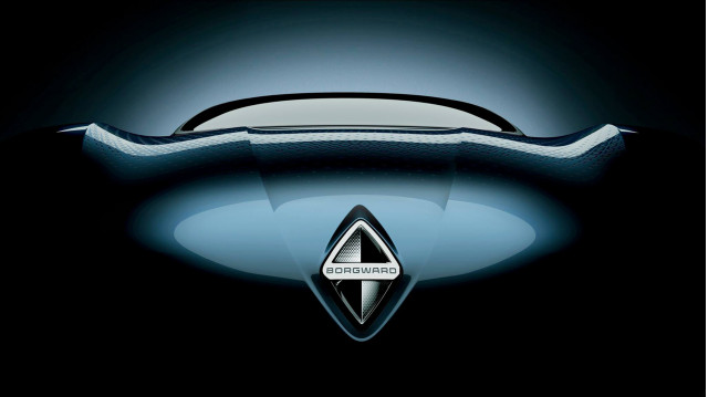 Teaser for Borgward concept car debuting at 2017 Frankfurt auto show