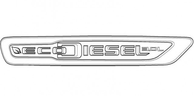 Trademark for Chrysler's new EcoDiesel badge filed with the U.S. Patents and Trademarks office Trademark for Chrysler's new EcoDiesel badge filed with the U.S. Patents and Trademarks office