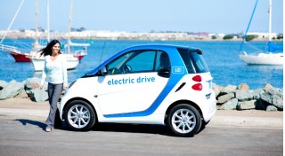 Car2Go Smart ForTwo Electric Drive in San Diego