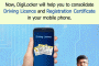 DigiLocker, for storing driver's licenses and vehicle registrations on smartphones in India