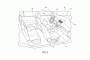 Ford removable steering wheel and pedals patent