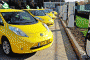 Nissan Leaf taxis