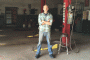 Robert Bollinger on Day One of Bollinger Motors, in empty garage, Hobart, New York, late 2015