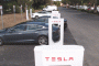 Tesla Supercharger stations at Harris Ranch, California, in April 2013  [photo: TeslaTap.com]