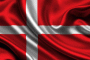 The flag of Denmark