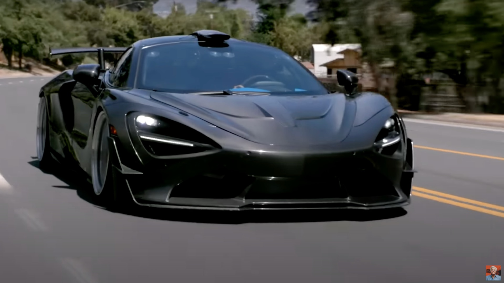 Jay Leno checks out a McLaren 720S modified by 1016 Industries Auto Recent