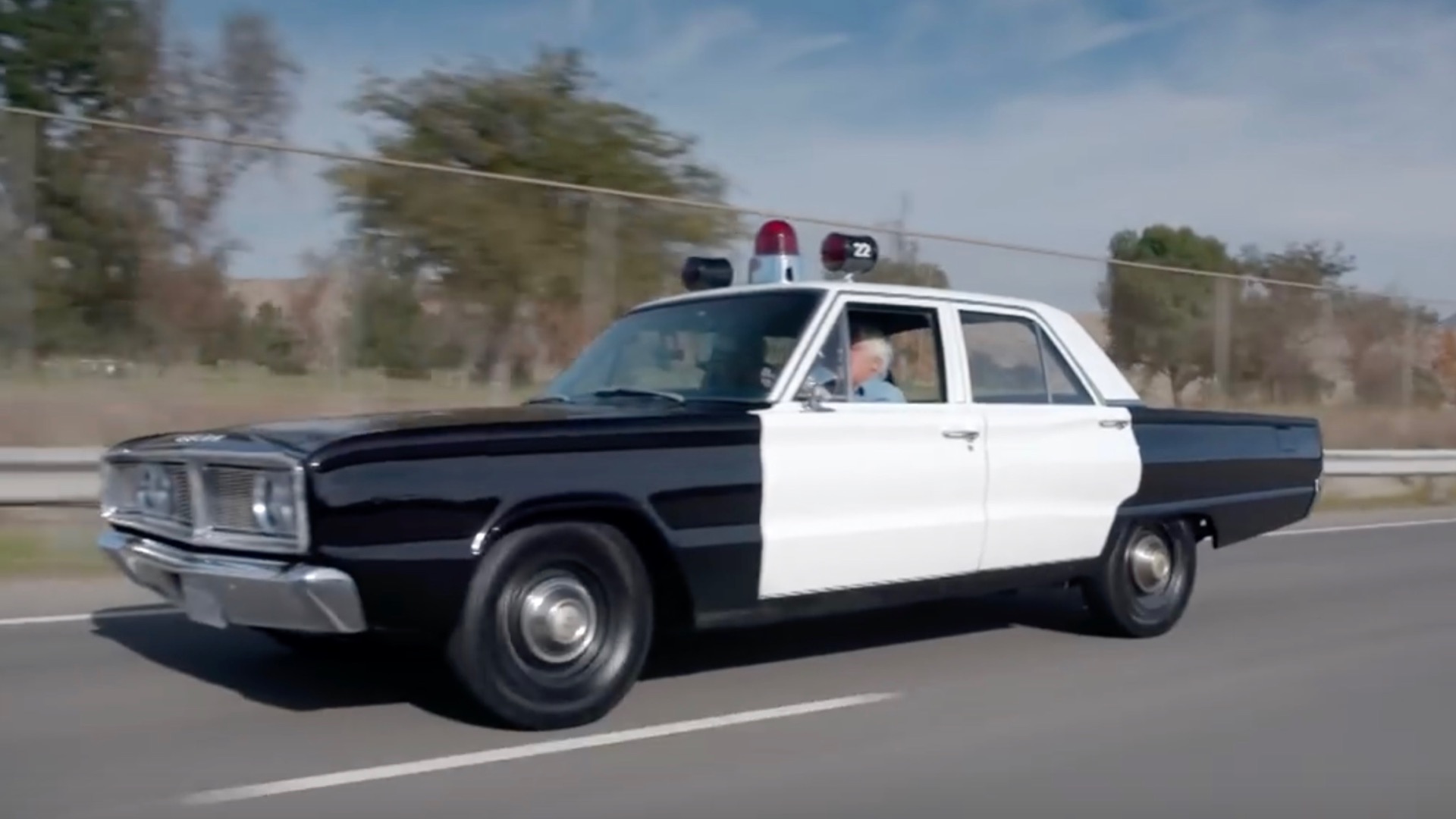 Jay Leno Goes On Patrol In A 1966 Dodge Coronet Police Car
