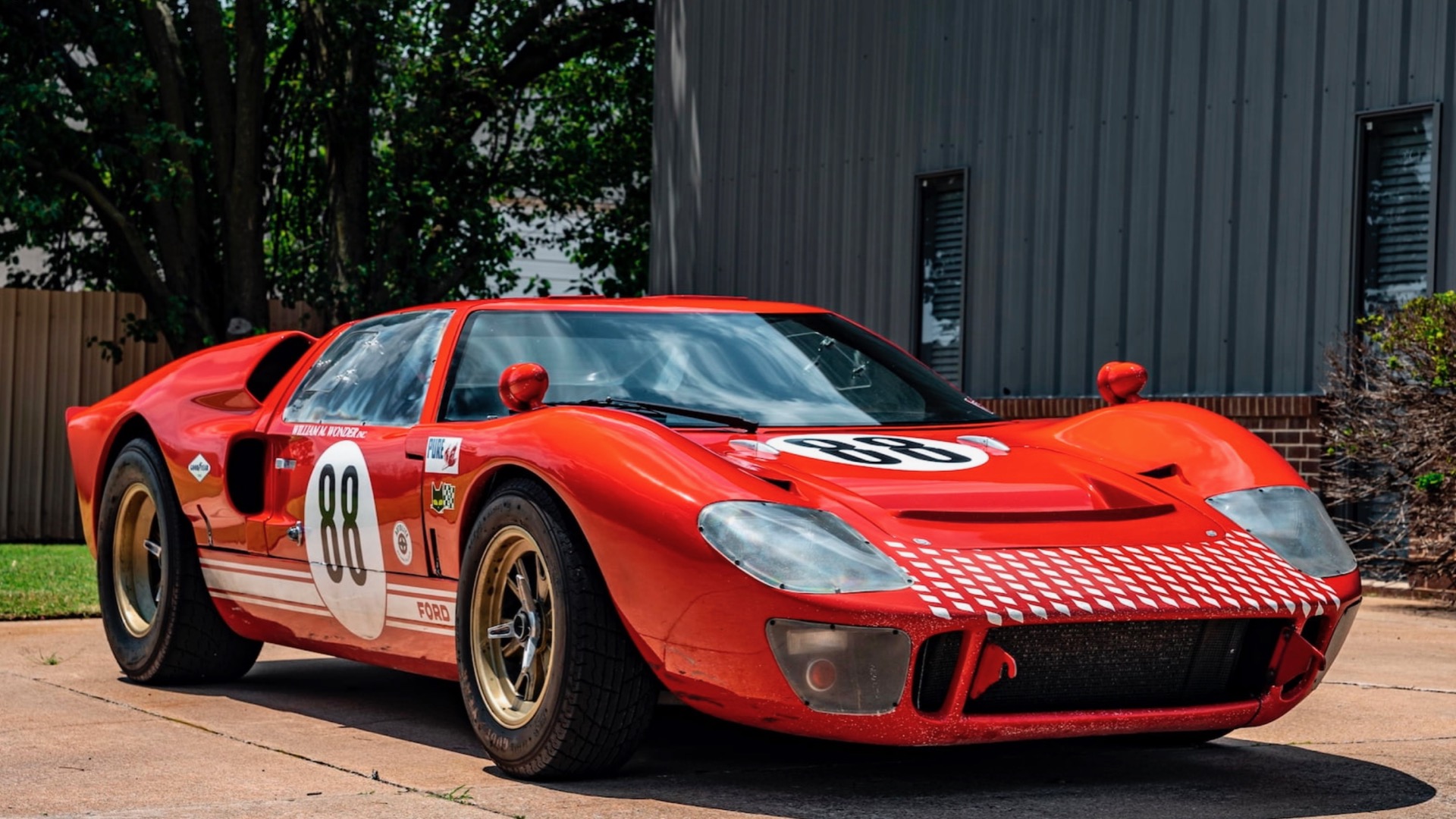 1966 Rcr Ford Gt40 Replica Stunt Car From Ford V Ferrari Heads To Auction