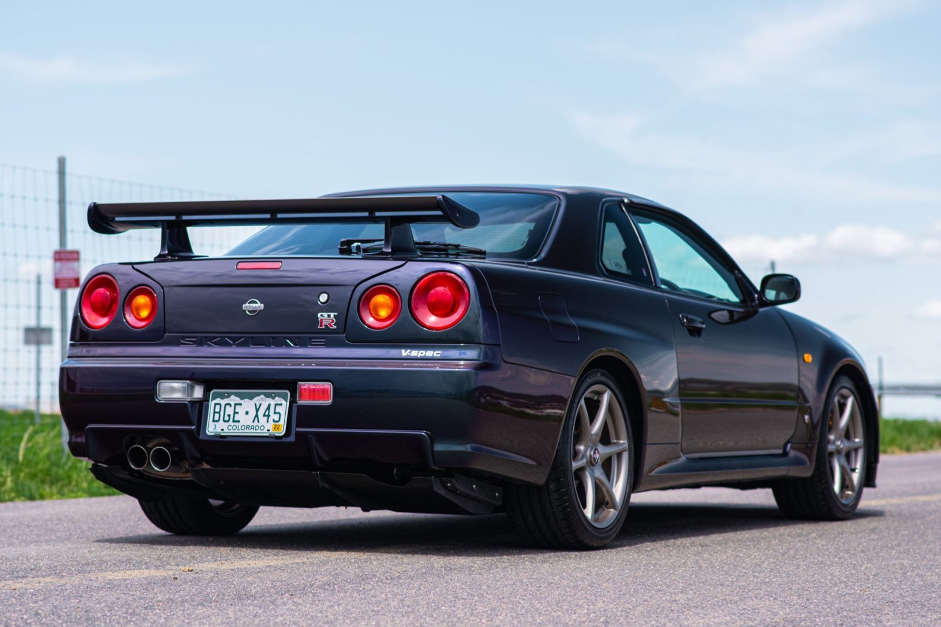Us Legal R34 Nissan Skyline Gt R In Midnight Purple Up For Sale WLYSN
