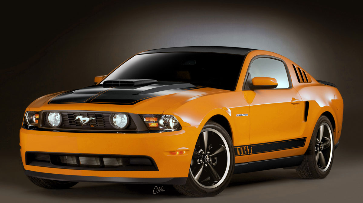 2011 Mach 1 Ford Mustang Gets Rendered