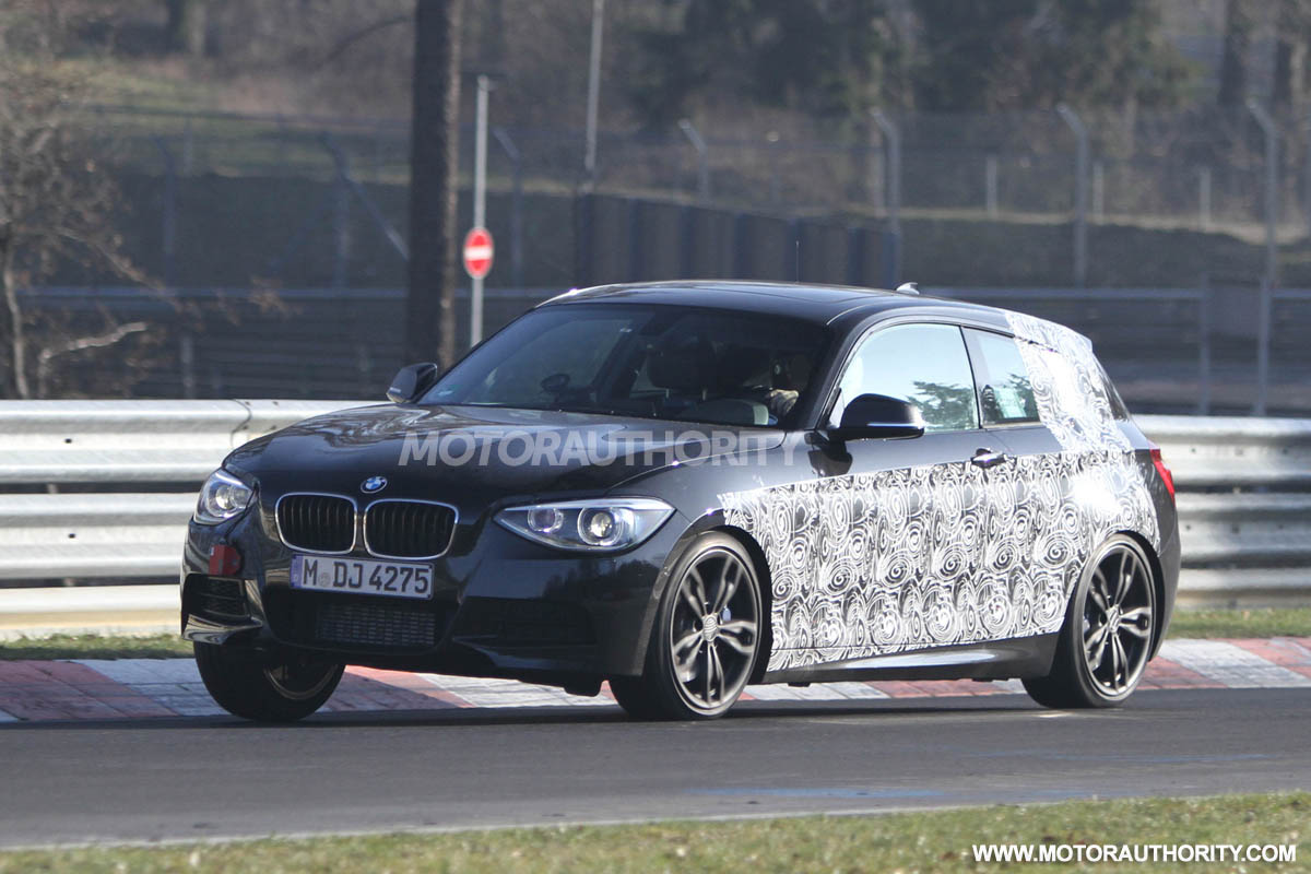 2012 BMW 135i Three-Door Hatchback Spy Shots