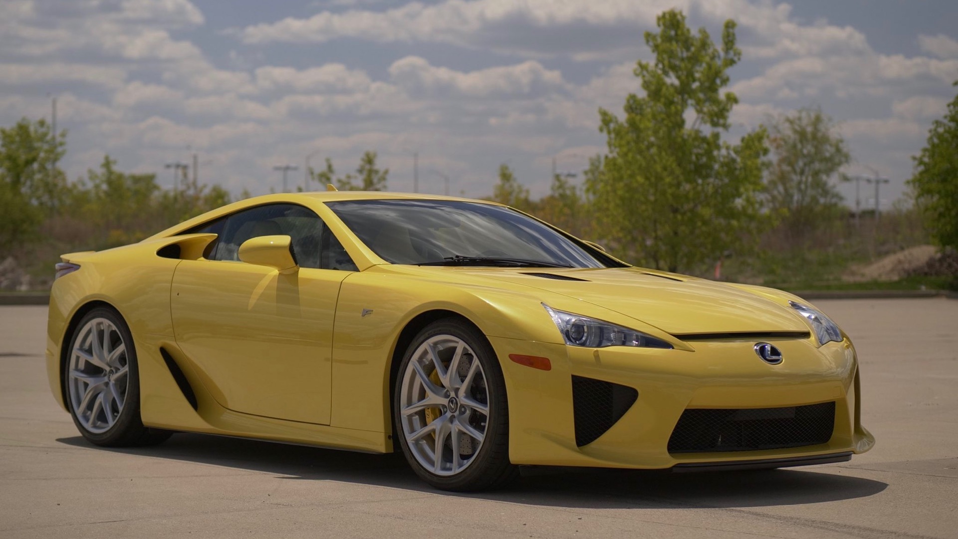 Pearl Yellow 2012 Lexus LFA with 72 miles by no means left dealership, on the market on Carry A Trailer Auto Recent