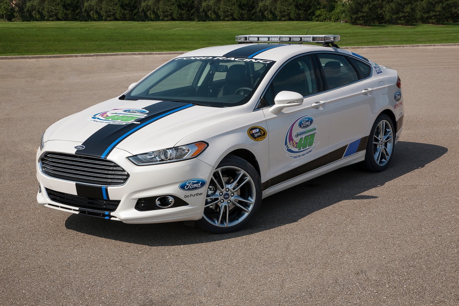 2013 Ford Fusion NASCAR Sprint Cup Pace Car Going To Lucky Fan