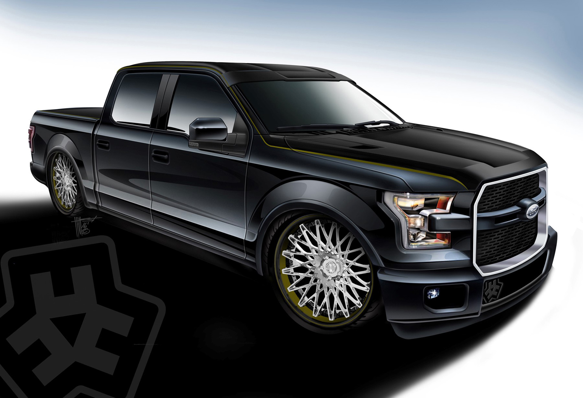 750- hp Hulst Customs special among Ford s F-150 SEMA fleet