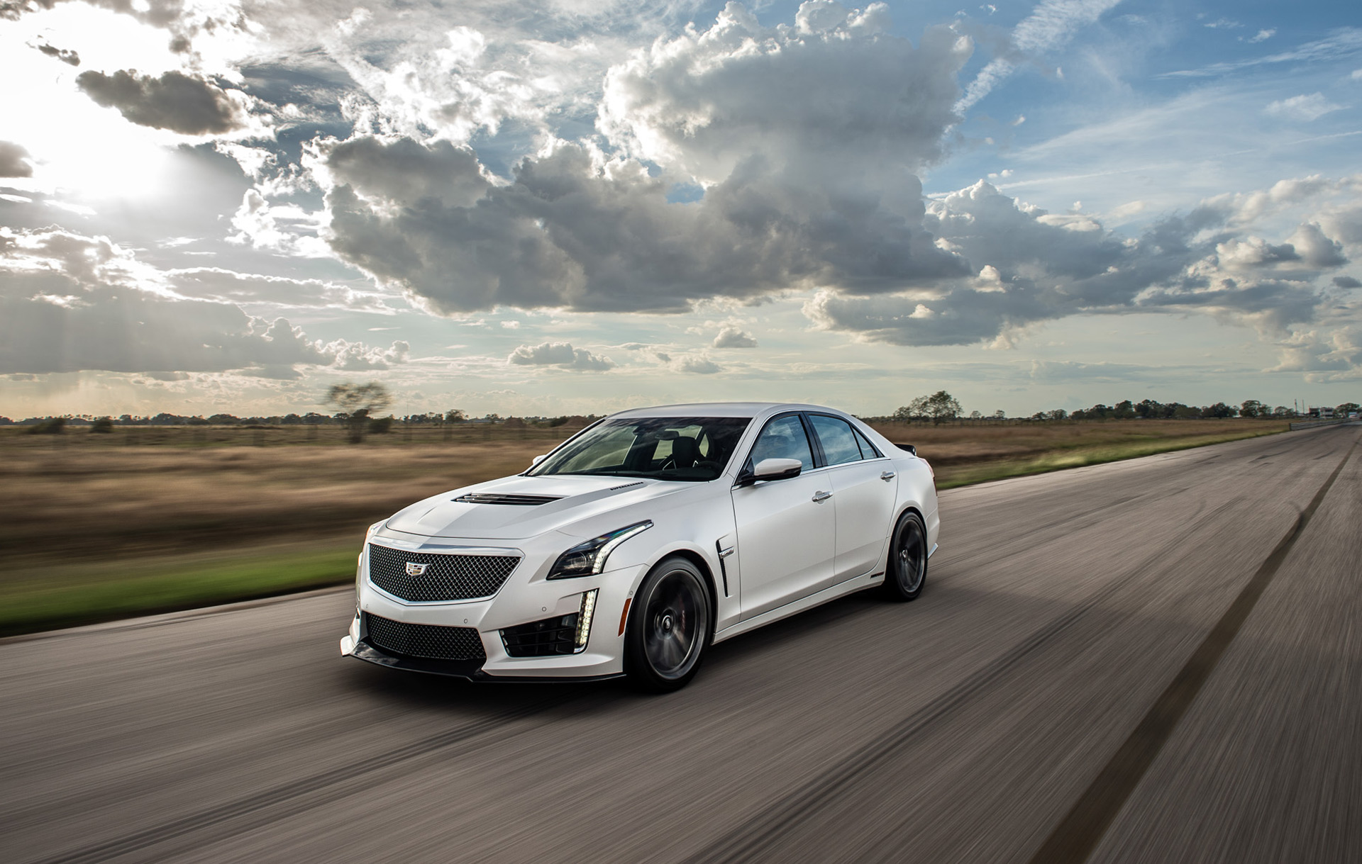 Hennessey S 1 000 Horsepower Cadillac Cts V Hits The Track And Dyno