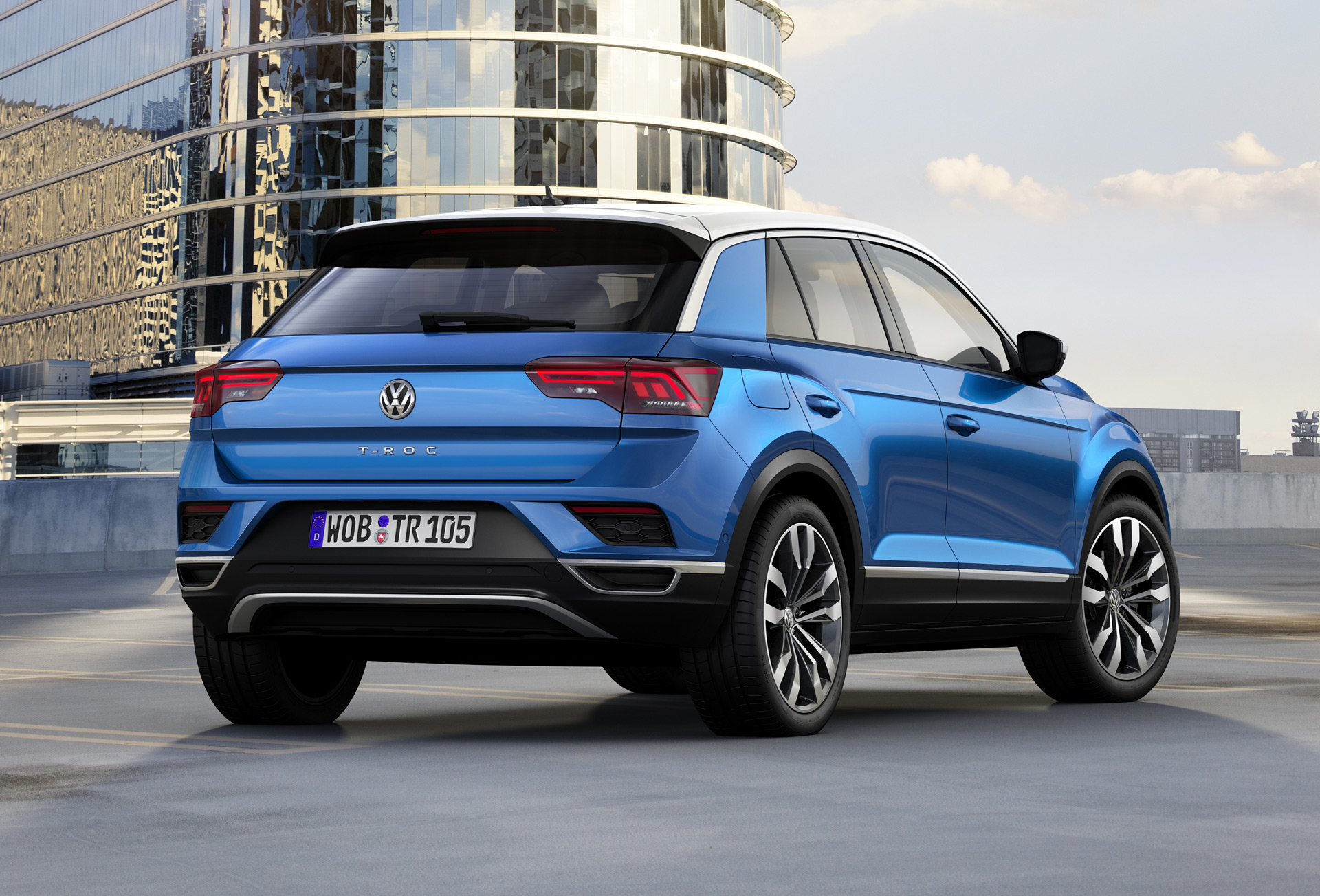 Volkswagen t roc размеры