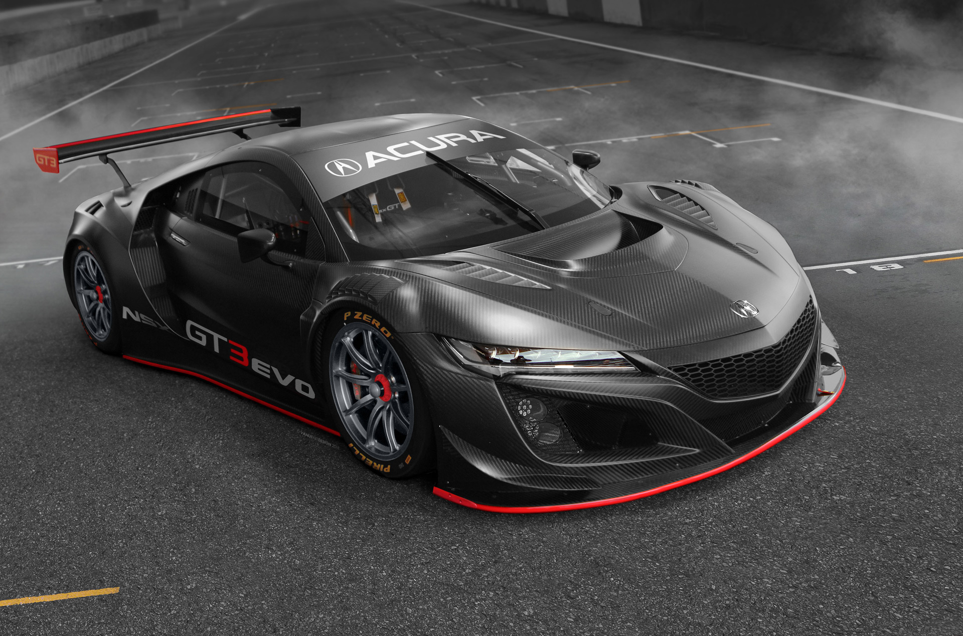 2019 Acura NSX GT3 made faster with new bodywork