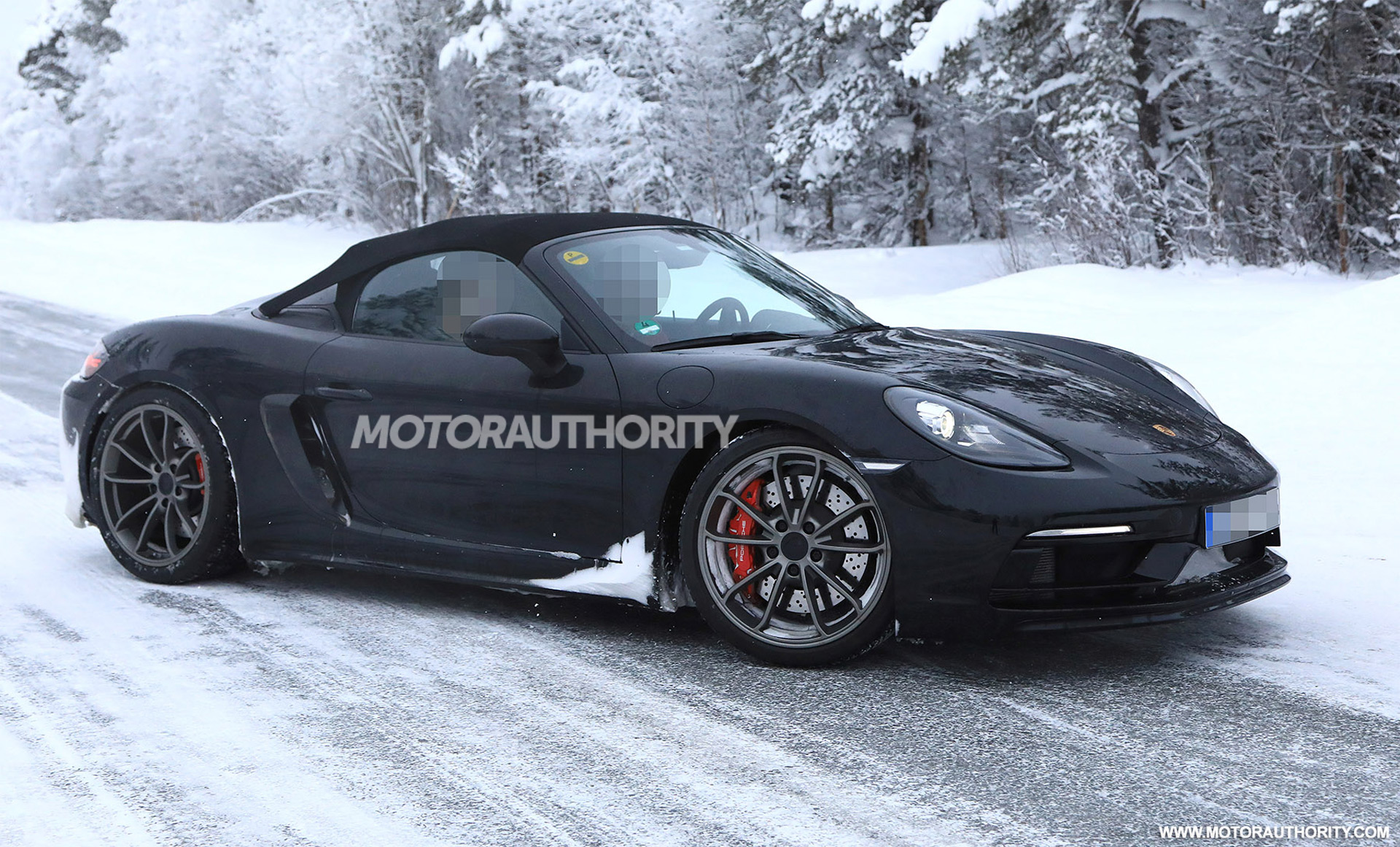 2019 porsche 718 boxster spyder spy shots  image via s baldauf sb medien_100642238_h