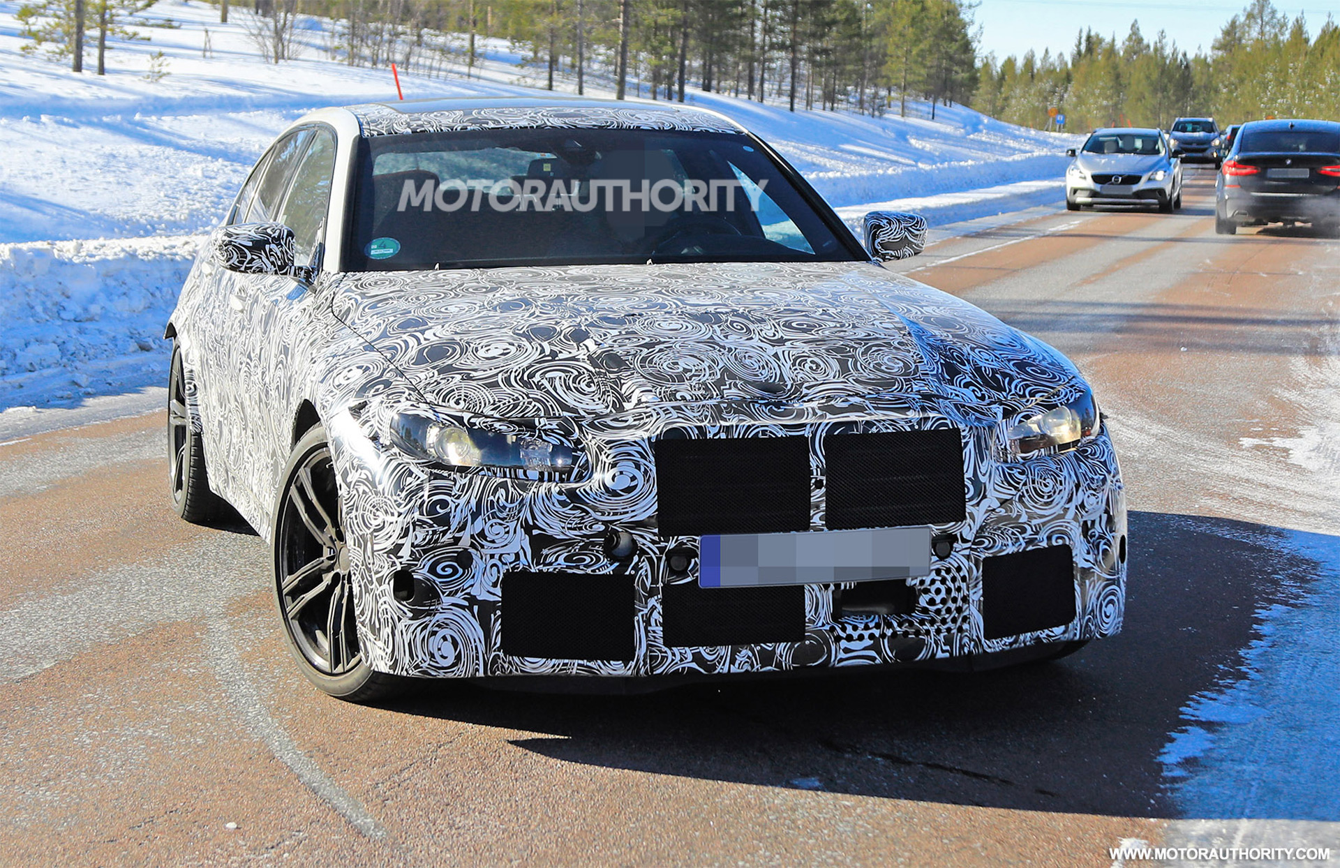 2020 BMW M3 spy shots