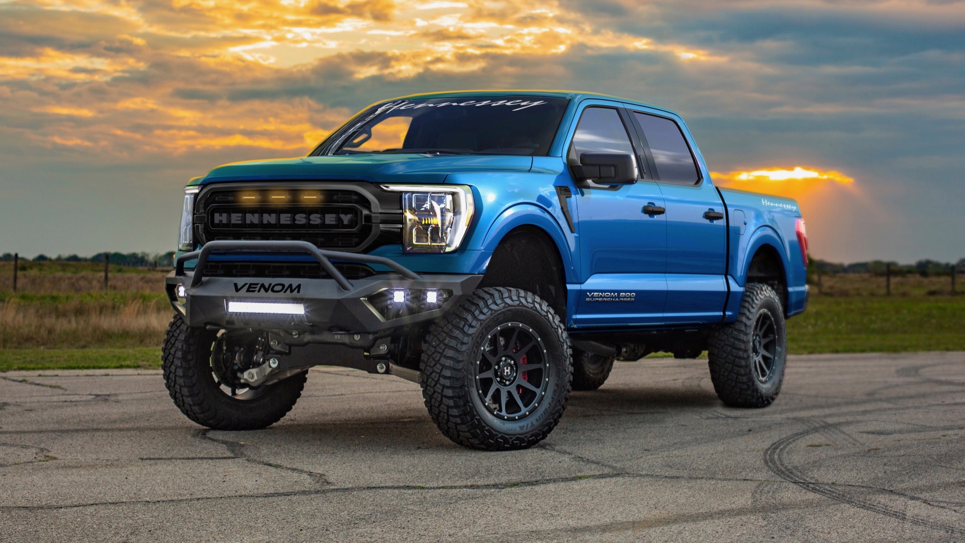 21 Ford F 150 Based Hennessey Venom 800 Supercharged Aims To Best The Ram 1500 Trx