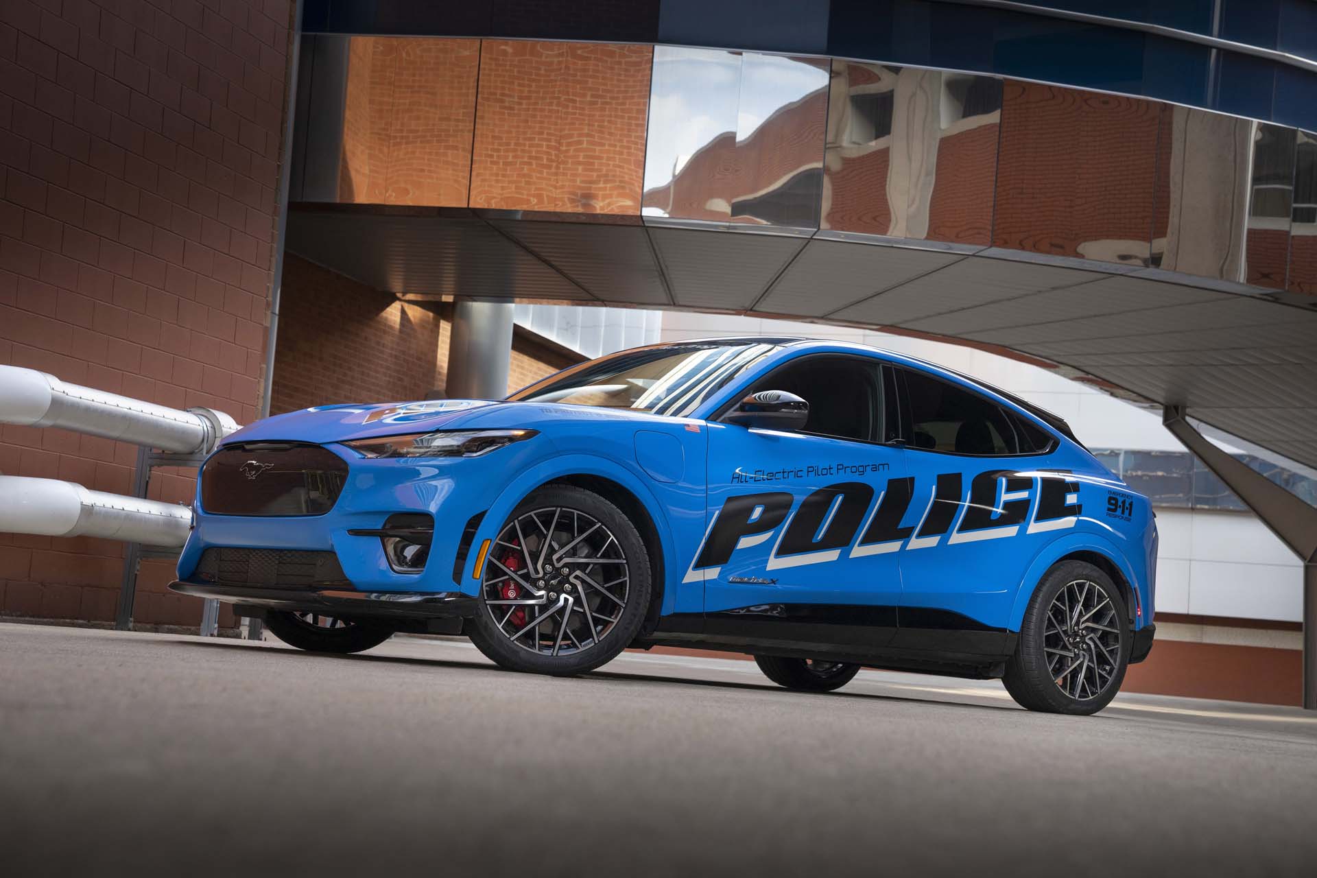 New York City reveals first Ford Mustang MachE electric police car
