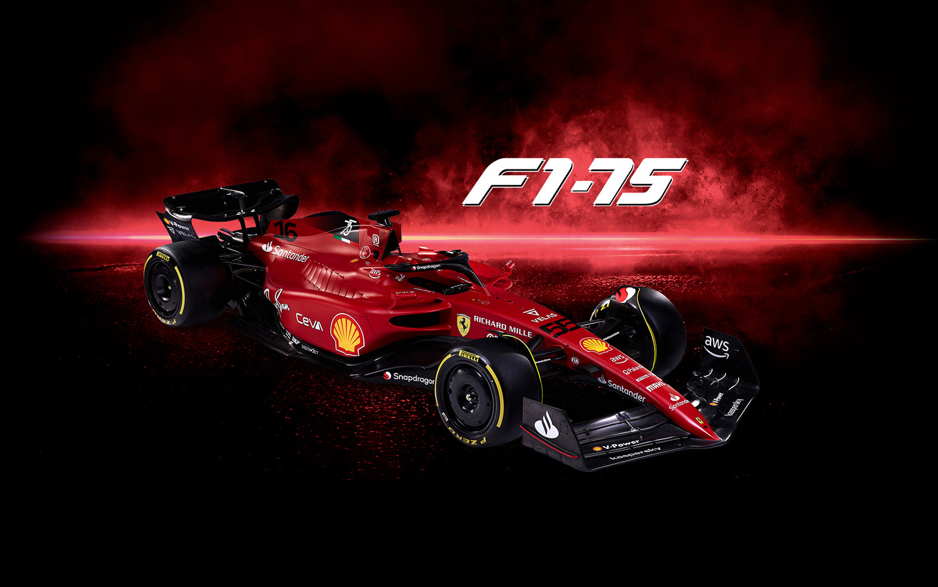 2022 Ferrari F1-75 Formula One race car makes debut