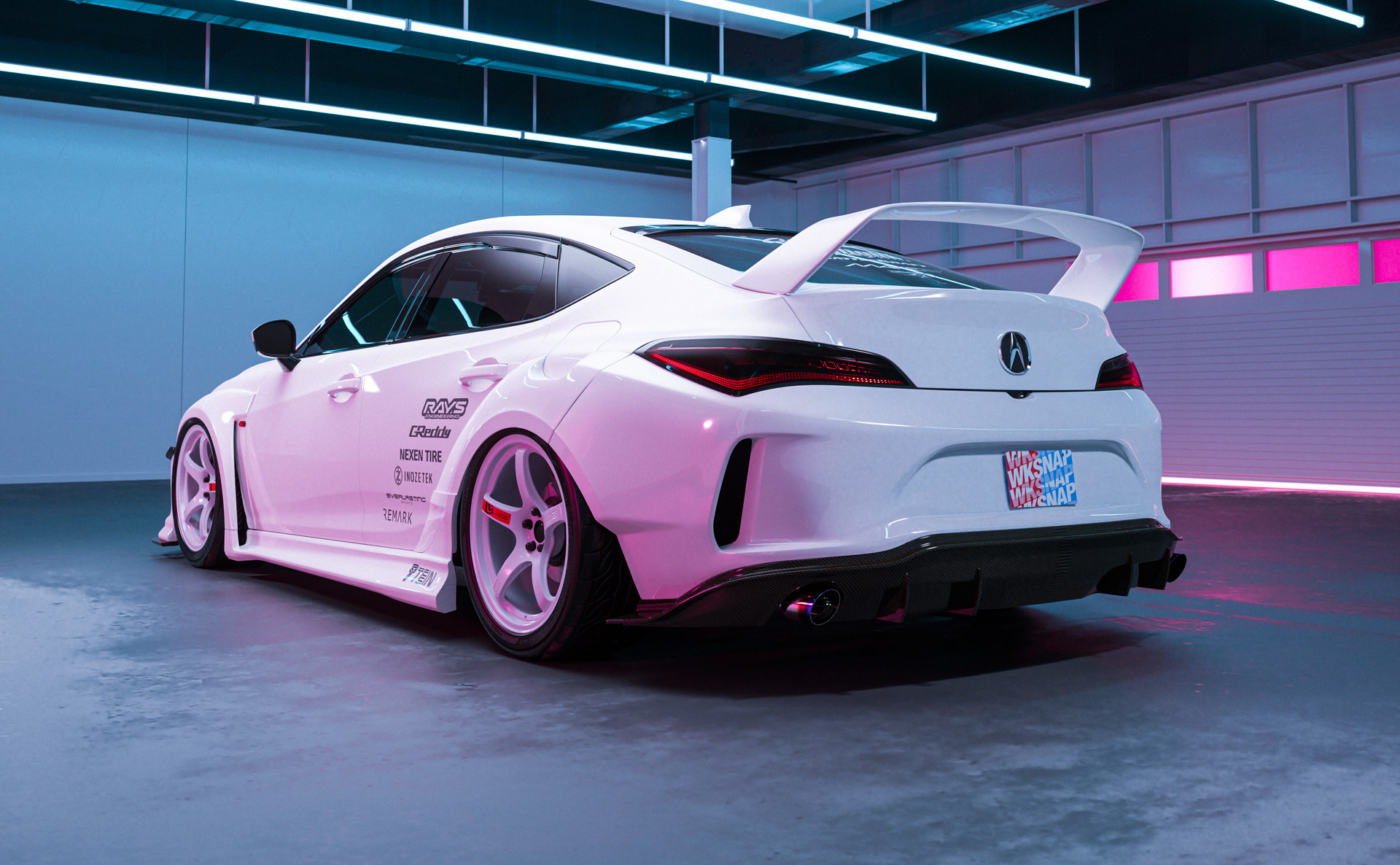 SEMA bound Acura Integra Sedans Highlight Tuning Potential SEMA bound Acura Integra Sedans Highlight Tuning Potential