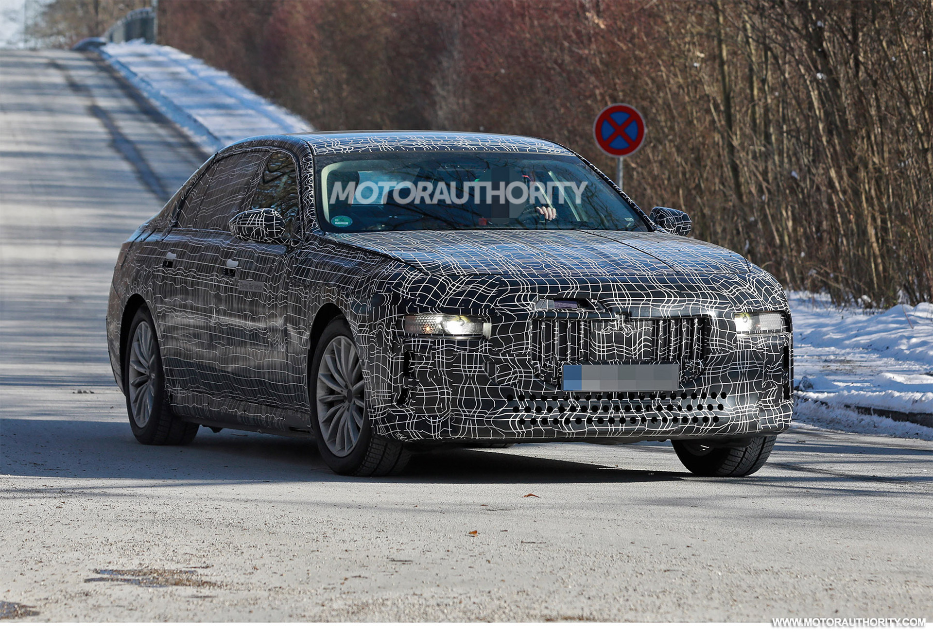 2023 BMW I7 Spy Shots Next gen 7 Series Electric Version Spotted