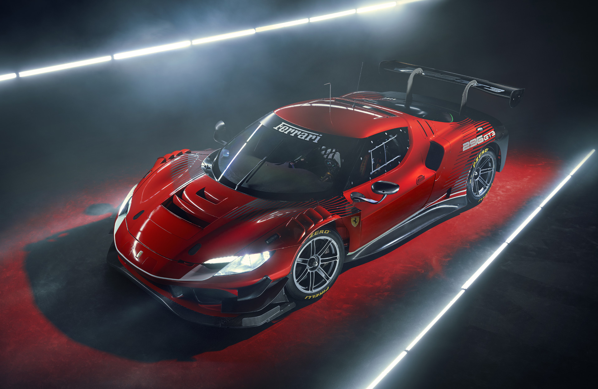 V-6-powered Ferrari 296 GT3 race automobile revealed