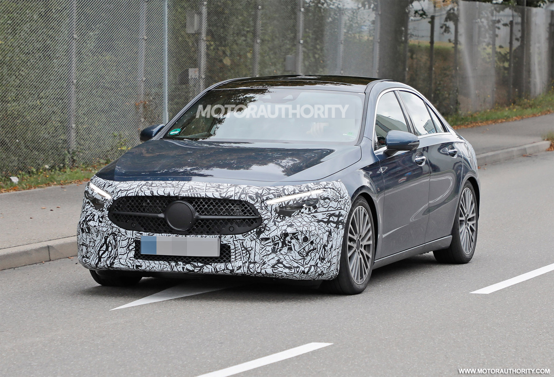 2023 Mercedes Benz A Class Spy Shots Mid Cycle Update On The Way