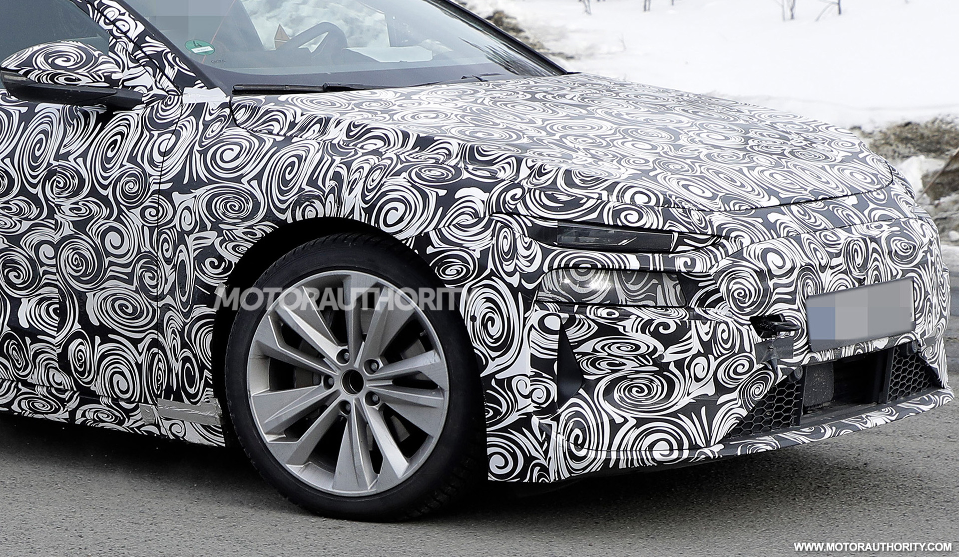 2024 Audi A6 E-Tron spy shots - Photo credit: S. Baldauf/SB-Medien