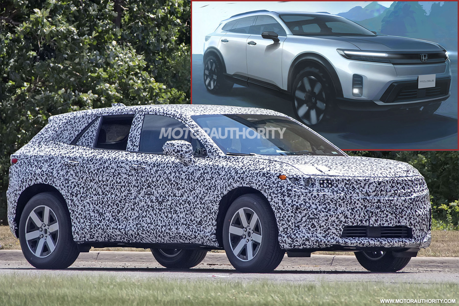 2024 Honda Prologue spy shots Electric SUV based on GM Ultium platform