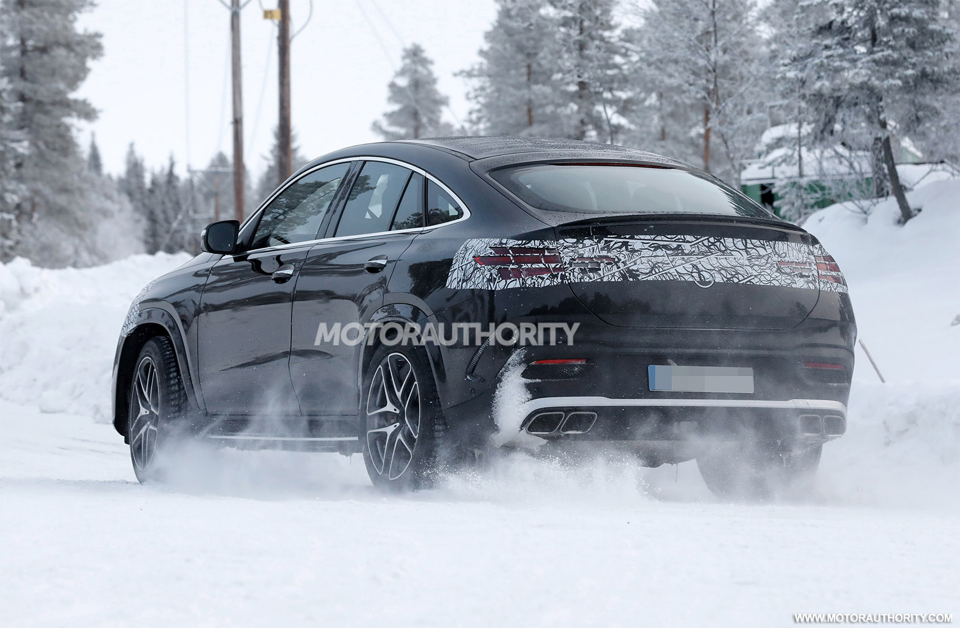 Fotos espía del MercedesBenz AMG GLE 63 Coupe 2024 actualización en