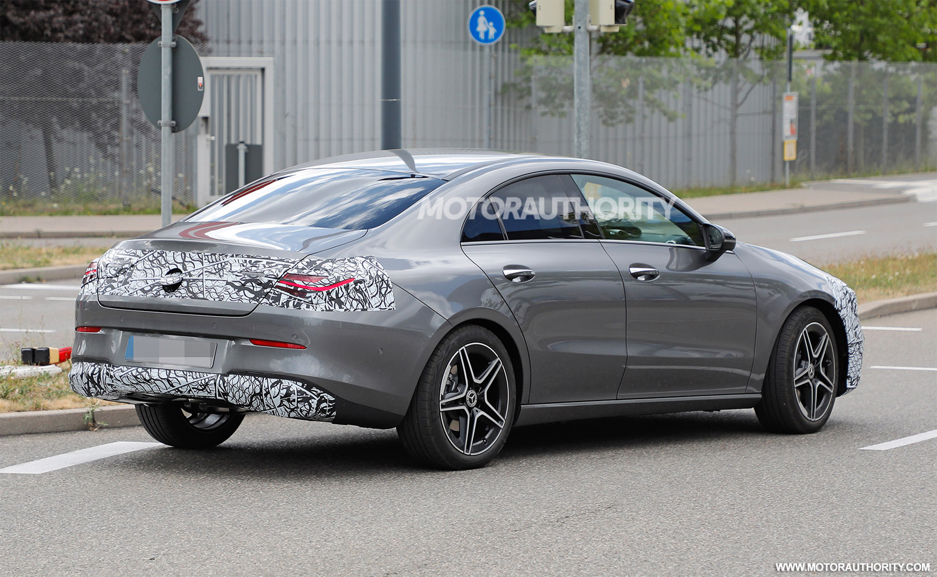 2024 MercedesBenz CLAClass spy shots Compact sedan due for update